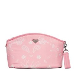 Kosmetyczka Roxy. Czerwone kosmetyczki damskie Roxy, bez wzorów, z materiału. Za 49.99 zł.