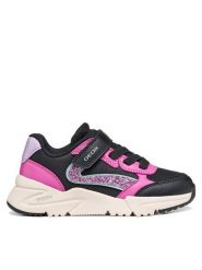 Geox Sneakersy J Loftus Girl J46M2A 0FU54 C9235 S Czarny. Czarne buty sportowe dziewczęce Geox, ze skóry, bez zapięcia. Za 249.99 zł.