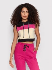 Liu Jo Sport Bluza TA2162 F0870 Kolorowy Regular Fit. Bluzy damskie Liu Jo Sport, xxl, bez wzorów, z bawełny, bez kaptura. Za 519.99 zł.