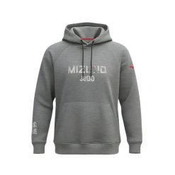 Bluza z kapturem Mizuno Fuji. Szare bluzy damskie Mizuno, bez wzorów, z kapturem. Za 770.00 zł.