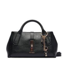 Torebka Guess. Czarne kuferki damskie Guess, z aplikacjami, bez dodatków. Za 639.99 zł.