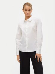 Vero Moda Koszula Anna 10318701 Biały Slim Fit. Białe koszule damskie Vero Moda, l, bez wzorów, z bawełny, biznesowe, bez kołnierzyka, bez ramiączek. Za 99.99 zł.