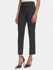 Elisabetta Franchi Spodnie materiałowe PA-195-66E2-V320 Czarny Slim Fit. Czarne spodnie materiałowe damskie Elisabetta Franchi, bez wzorów, z materiału. Za 1,369.00 zł.