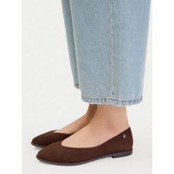 Baleriny Lasocki. Brązowe balerinki damskie Lasocki, bez wzorów. Za 169.99 zł.