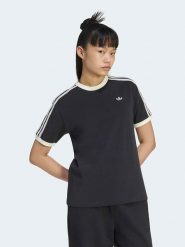 Adidas Koszulka w kolorze czarnym rozmiar: XS. Czarne bluzki damskie Adidas, xs, bez wzorów, bez kołnierzyka, bez ramiączek. Za 133.60 zł.