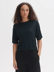 OPUS Sweter w kolorze ciemnozielonym rozmiar: S. Zielone swetry klasyczne damskie Opus, s, bez kołnierzyka. Za 121.99 zł.