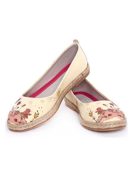 Goby Espadryle w kolorze kremowo-jasnoróżowym rozmiar: 39. Brązowe espadryle damskie Goby, bez wzorów, bez obcasa. Za 179.95 zł.