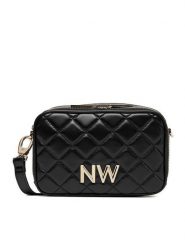 Nine West Torebka CEO-Greenwich-Glam-LX7669 Czarny. Czarne listonoszki damskie Nine West, bez wzorów, z materiału, bez dodatków. Za 279.99 zł.