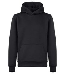 Clique Basic Active Hoody Junior – młodzieżowa bluza z kapturem ze spun dyed. Czarna bluzy damskie CLIQUE, m, bez wzorów, z kapturem. Za 145.21 zł.