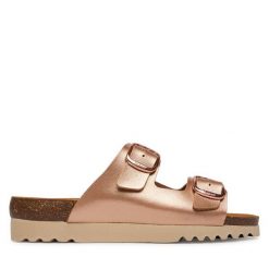 Klapki Scholl. Czerwone klapki damskie Scholl, bez wzorów, bez obcasa, bez zapięcia. Za 339.99 zł.