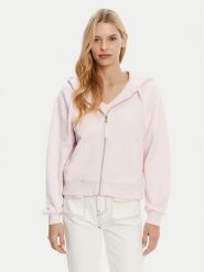 Tommy Hilfiger Bluza WW0WW44632 Różowy Regular Fit. Czerwone bluzy damskie Tommy Hilfiger, xxl, bez wzorów, z bawełny, bez kaptura. Za 419.99 zł.