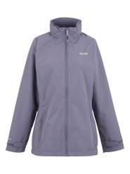 Regatta Kurtka przeciwdeszczowa "Daysha" w kolorze fioletowym rozmiar: 46. Różowe kurtki sportowe damskie Regatta, bez wzorów, bez kaptura. Za 97.45 zł.