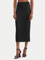 Versace Jeans Couture Spódnica maxi 80HAE806 N0640 Czarny Regular Fit. Czarne spódnice damskie Versace Jeans Couture, bez wzorów, z jeansu, maxi. Za 829.99 zł.