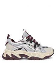 Steve Madden Sneakersy Animates SM11004763 Szary. Szare obuwie sportowe damskie Steve Madden, z materiału, bez zapięcia. Za 419.99 zł.