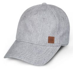 Czapka z daszkiem Roxy. Szare czapki z daszkiem damskie Roxy, bez wzorów. Za 99.99 zł.