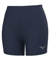 Szorty damskie Mizuno MZNRB. Czarne spodenki sportowe damskie Mizuno, xl, bez wzorów, z materiału, do biegania. Za 173.50 zł.