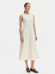 Tommy Hilfiger Sukienka codzienna WW0WW48774 Beżowy Regular Fit. Brązowe sukienki damskie Tommy Hilfiger, bez wzorów, z bawełny, bez ramiączek. Za 699.99 zł.