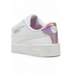 Damskie sneakersy Carina 2.0 GirlPower PUMA. Białe obuwie sportowe damskie Puma, bez zapięcia, tenisowe. Za 239.00 zł.