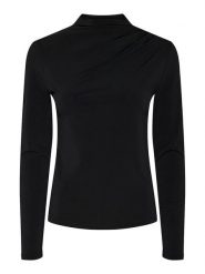 Pieces Koszulka "Madison" w kolorze czarnym rozmiar: XL. Czarne bluzki damskie Pieces, xl, bez wzorów, bez kołnierzyka, bez ramiączek. Za 52.67 zł.