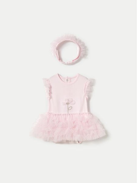 Mayoral Sukienka elegancka 1756 Różowy Regular Fit. Czerwone sukienki dziewczęce Mayoral, bez wzorów, z syntetyku, bez ramiączek. Za 79.99 zł.