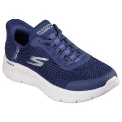 Buty sportowe Sneakersy damskie, Slip-Ins: GO WALK Flex - Grand Entry. Białe obuwie sportowe damskie Skechers, trekkingowe, Skechers Sport. Za 349.99 zł.