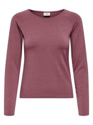 JDY Koszulka w kolorze jasnoróżowym rozmiar: XL. Różowe koszulki damskie JDY, xl, bez wzorów, bez kołnierzyka, bez ramiączek. Za 83.62 zł.