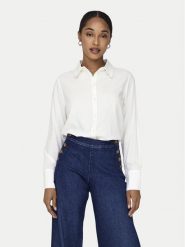 ONLY Koszula Berit 15320243 Biały Regular Fit. Białe koszule damskie Only, xs, bez wzorów, z wiskozy, bez kołnierzyka, bez ramiączek. Za 139.99 zł.