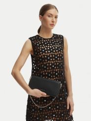 MICHAEL Michael Kors Torebka Goldie 30S6S14C6L Czarny. Czarne torebki wieczorowe damskie MICHAEL Michael Kors, bez wzorów, ze skóry, bez dodatków. Za 819.99 zł.