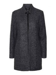 Vero Moda Płaszcz "Katrine" w kolorze antracytowym rozmiar: S. Czarne płaszcze damskie Vero Moda, s, bez wzorów, bez kaptura. Za 92.21 zł.