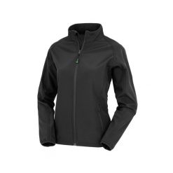 Damska kurtka z recyklingu Result Softshell. Czarne kurtki damskie RESULT, l, bez wzorów, z materiału, bez kaptura. Za 198.00 zł.