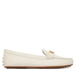Mokasyny LAUREN RALPH LAUREN. Białe mokasyny damskie Lauren Ralph Lauren, bez obcasa. Za 649.99 zł.
