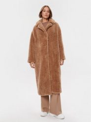 Guess Płaszcz zimowy W3BL86 WF2C2 Brązowy Regular Fit. Brązowe płaszcze damskie Guess, na zimę, l, z aplikacjami, z syntetyku, bez kaptura. Za 1,329.00 zł.