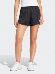Adidas Szorty sportowe "Pacer" w kolorze czarnym rozmiar: XL. Czarne spodenki sportowe damskie Adidas, xl, bez wzorów, z podwyższonym stanem, outdoorowe. Za 98.45 zł.