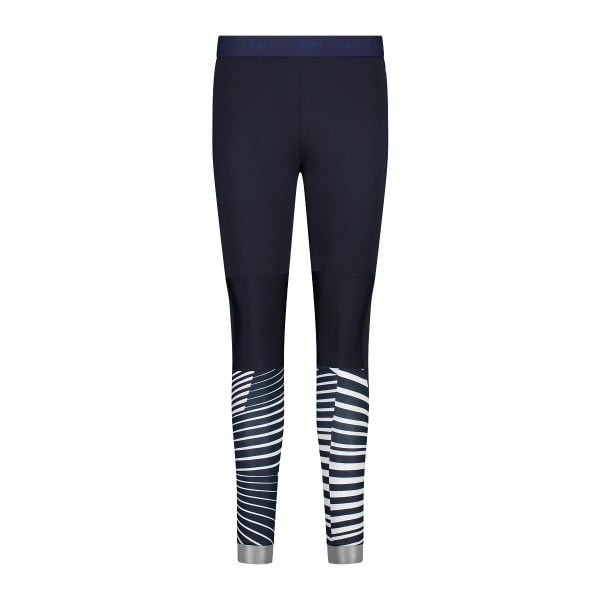 Damskie legginsy CMP. Czarne legginsy damskie CMP, bez wzorów, z dresówki, do biegania. Za 266.50 zł.