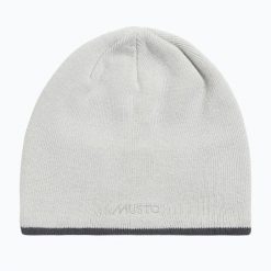 Czapka Musto Knitted Beanie. Szare czapki damskie Musto, na zimę, bez wzorów, z materiału. Za 109.99 zł.