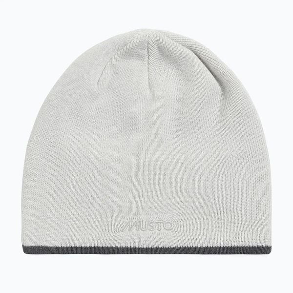 Czapka Musto Knitted Beanie. Szare czapki damskie Musto, na zimę, bez wzorów, z materiału. Za 109.99 zł.