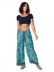 Ipanima Spodnie w kolorze turkusowo-granatowym rozmiar: 34-40. Niebieskie spodnie materiałowe damskie Ipanima, bez wzorów, z materiału. Za 78.99 zł.