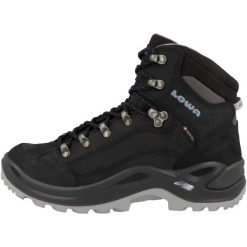 Buty trekkingowe damskie Lowa Renegade Gtx Mid. Czarne obuwie trekkingowe damskie Lowa, z gumy, za kostkę, bez zapięcia. Za 1,053.00 zł.