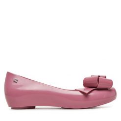Baleriny Melissa. Czerwone balerinki damskie Melissa, bez wzorów. Za 249.99 zł.