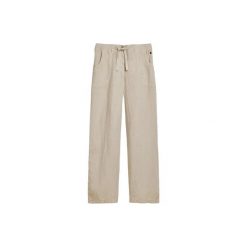 Spodnie damskie Superdry. Brązowe spodnie dresowe damskie Superdry, bez wzorów. Za 389.40 zł.