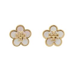 Kolczyki Tory Burch. Żółte kolczyki damskie Tory Burch, złote. Za 714.99 zł.