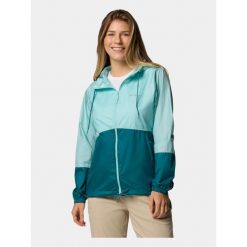 Kurtka przeciwwiatrowa damska Columbia Flash Forward II Windbreaker. Niebieskie kurtki damskie Columbia, bez wzorów, z softshellu, bez kaptura. Za 161.99 zł.