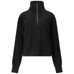 Bluza damska Athlecia Hecey. Czarne bluzy damskie Athlecia, bez wzorów, bez kaptura. Za 249.50 zł.