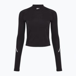 Longsleeve Reebok Seed Top. Czarne koszulki sportowe damskie REEBOK FITNESS, bez wzorów, bez ramiączek, na fitness i siłownię. Za 179.99 zł.