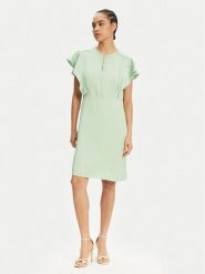 BOSS Sukienka letnia Deliniara 50537402 Zielony Regular Fit. Zielone sukienki damskie Boss, bez wzorów, z wiskozy, bez ramiączek. Za 1,299.00 zł.