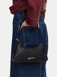 Karl Lagerfeld Jeans Torebka B3W30185 Czarny. Czarne torebki klasyczne damskie Karl Lagerfeld Jeans, z jeansu, bez dodatków. Za 477.99 zł.
