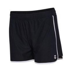Szorty damskie Hummel Pulse Cima. Czarne spodenki sportowe damskie Hummel, bez wzorów. Za 175.00 zł.