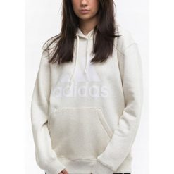 Adidas bluza damska z kapturem sportowa dresowa hoodie Essentials roz. M. Brązowe bluzy damskie Adidas, l, bez wzorów, z bawełny, z kapturem. Za 215.99 zł.