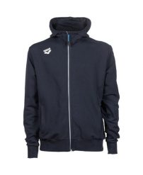 Bluza Arena Team Hooded Jacket Panel z kapturem. Niebieskie bluzy damskie Arena, m, bez wzorów, z bawełny, z kapturem. Za 299.99 zł.
