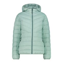 Kurtka puchowa z kapturem, ocieplana 3M dla kobiet CMP. Niebieskie kurtki damskie CMP, m, bez wzorów, z puchu, z kapturem. Za 524.20 zł.